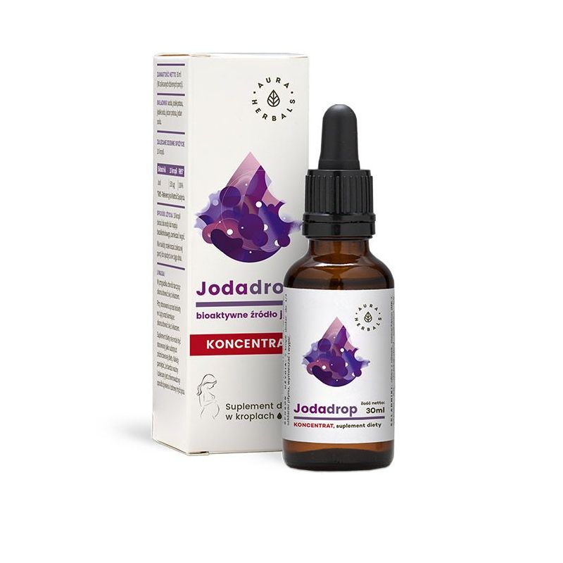 Jodadrop, source bioactive d'iode, concentré, gouttes 30ml AURA HERBALS